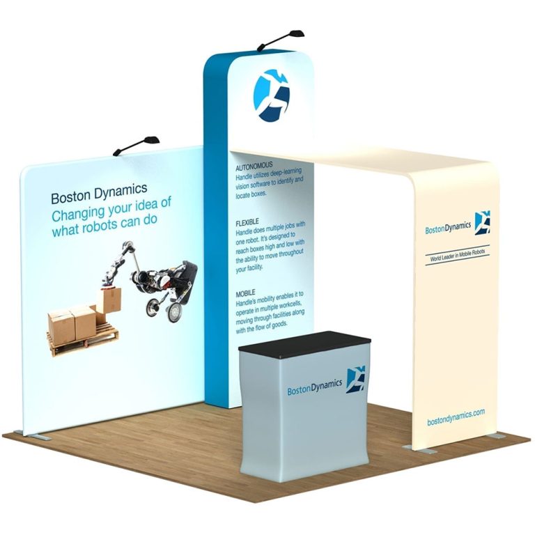 Portable 10x10 trade show booth design - We Make Display