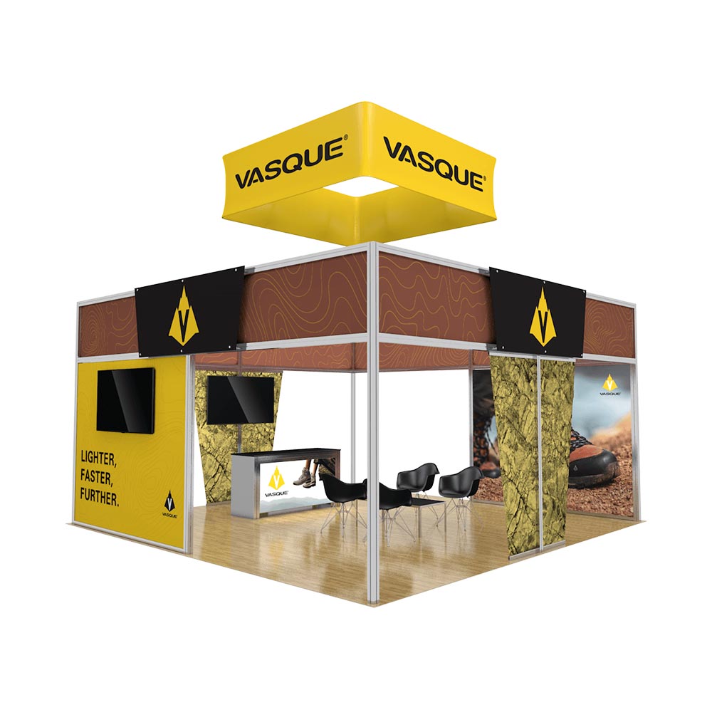 Modular trade show booth for display Modular trade show booth for display