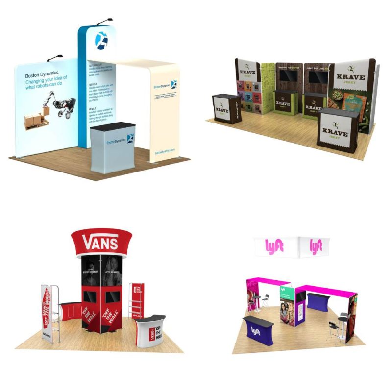 Four Types of Tension Fabric Exhibition Booth
