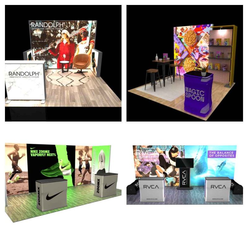 Four Types of LED Light Box Booth